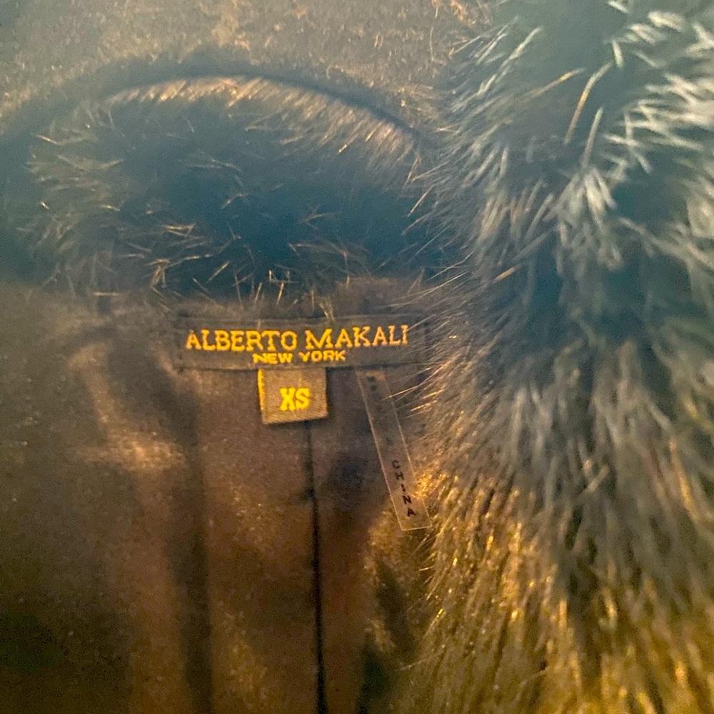 Alberto makali faux fur jacket